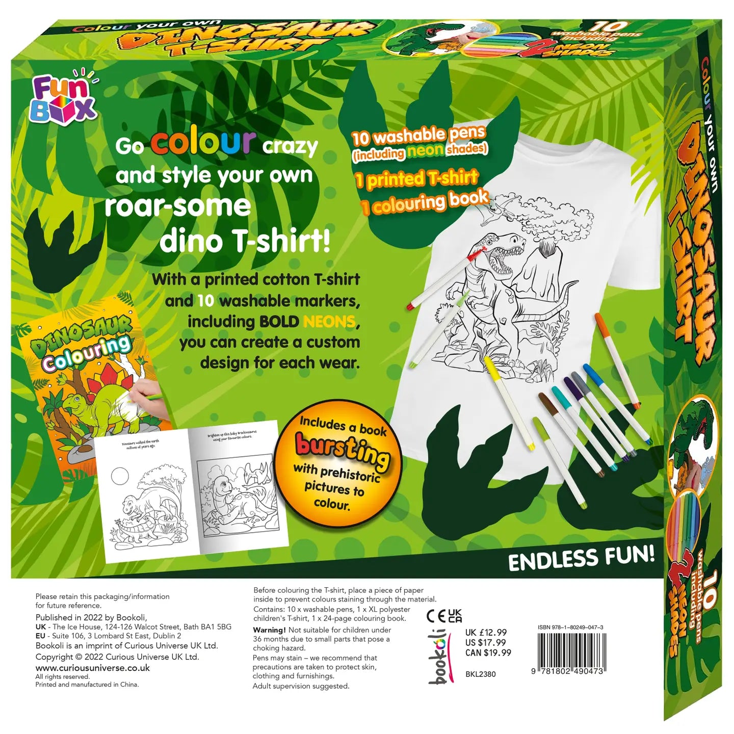 Colour Your Own Dinosaur T-Shirt