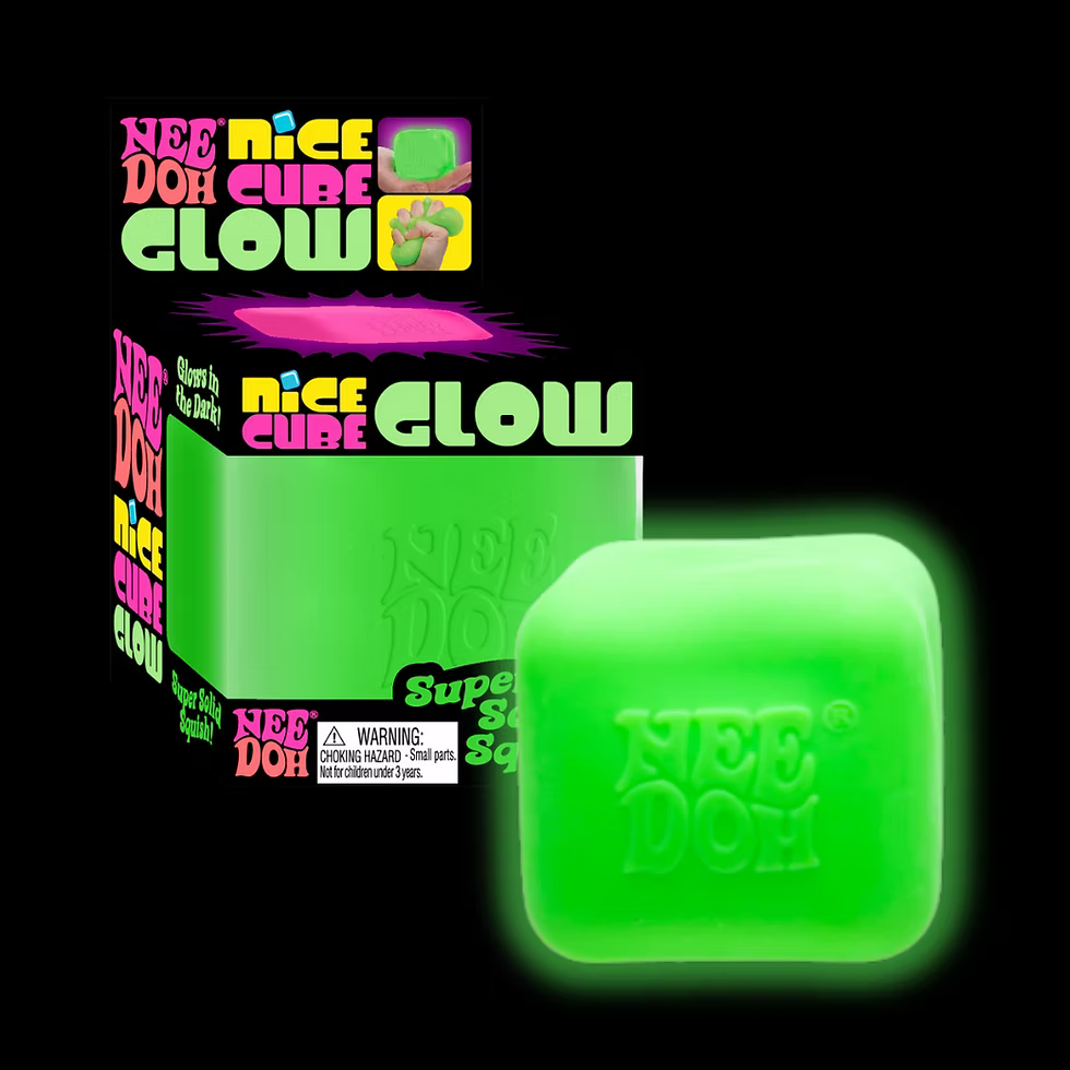 NeeDoh Nice Cube Glow In the Dark Sensory Fidget Toy