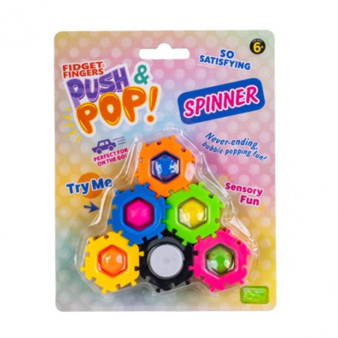 Push and Pop Gear Spinner Sensory Toy