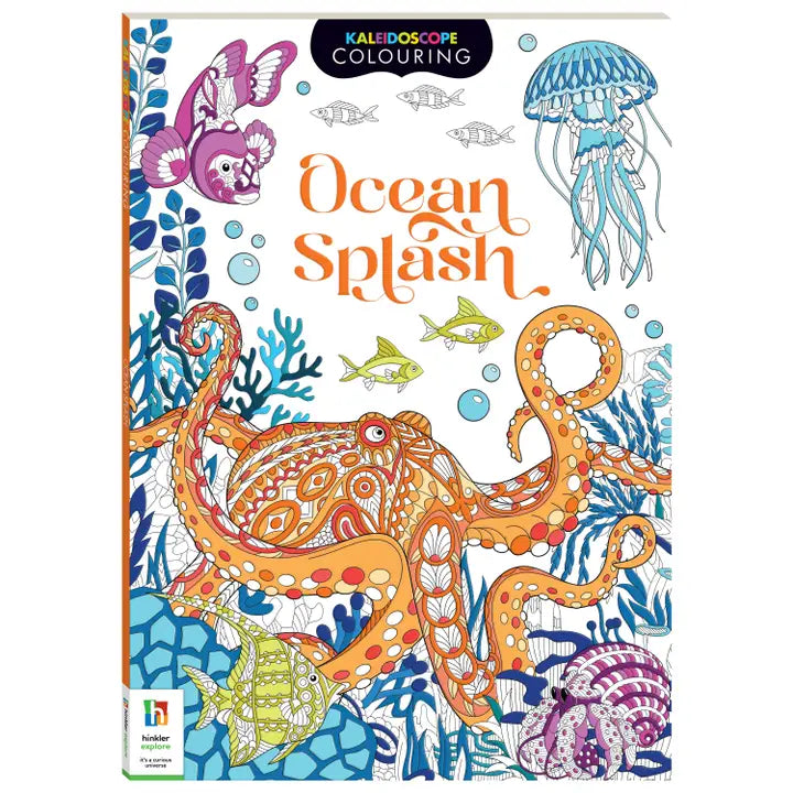 Adult Colouring Book  – Ocean Splash