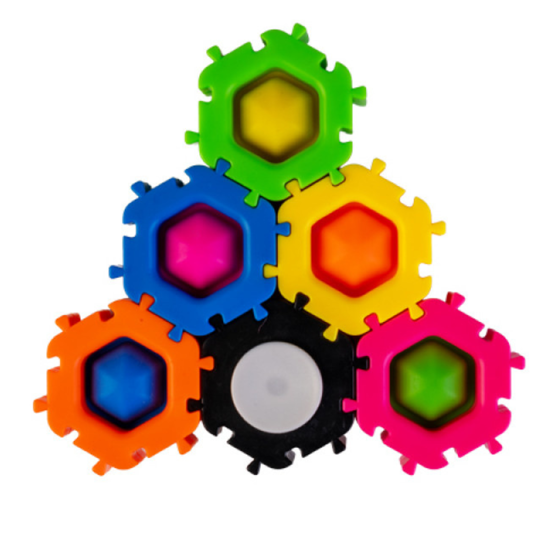 Push and Pop Gear Spinner Sensory Toy