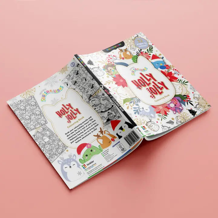 Squishmallows Christmas Colouring Book