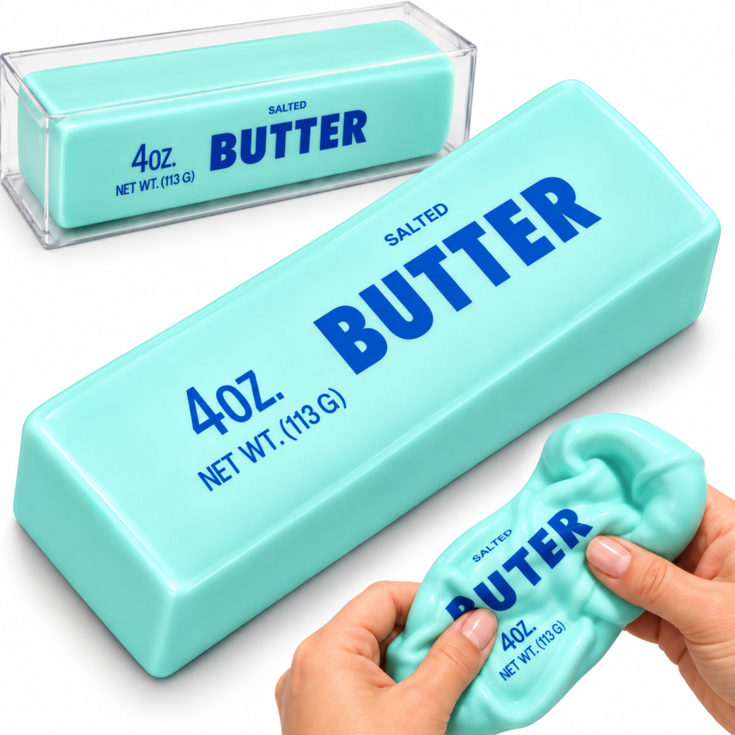 Crunchy Blue Butter Squishy: Ships After 28 Sept