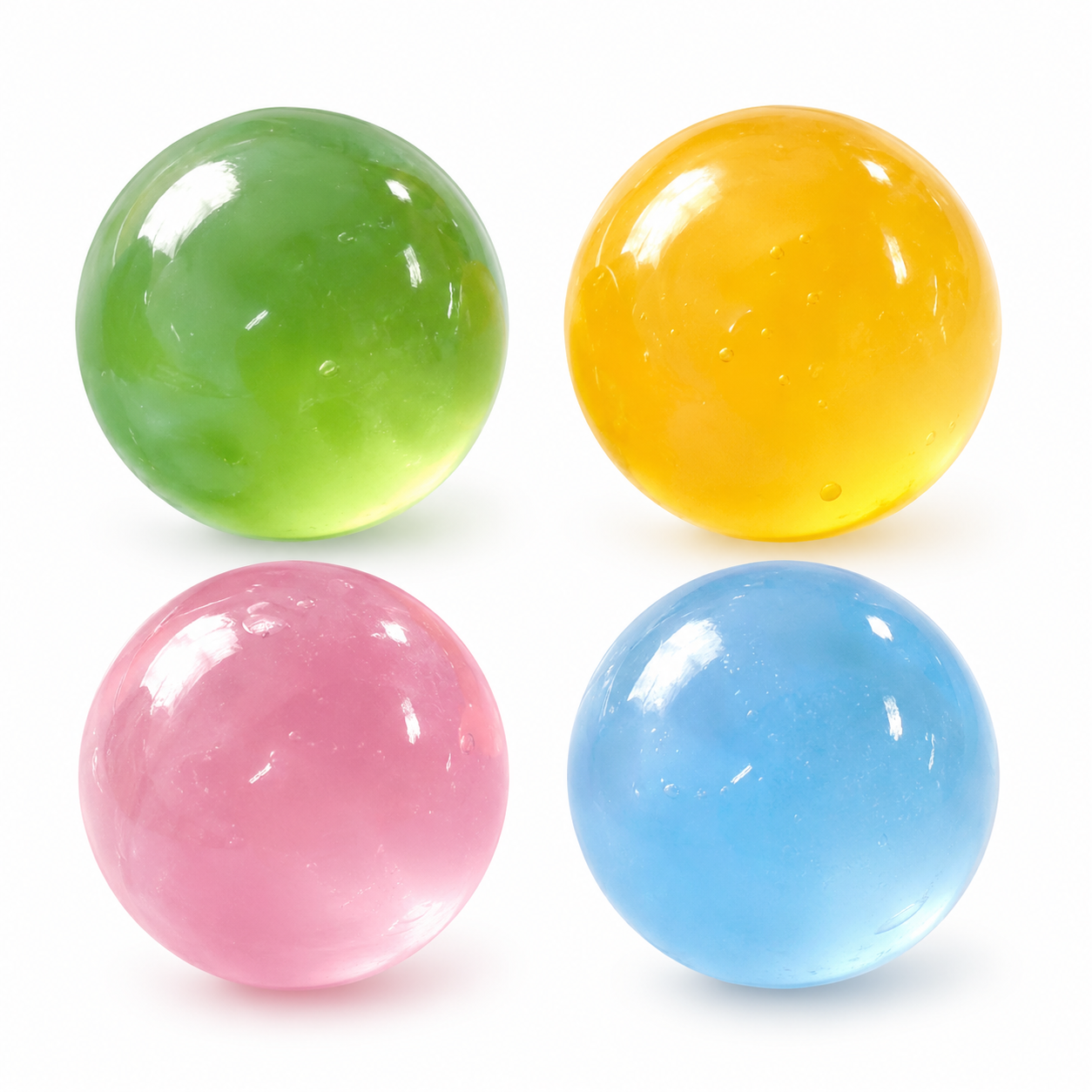 Coconut Oil Ball Squishy -  3 Pack