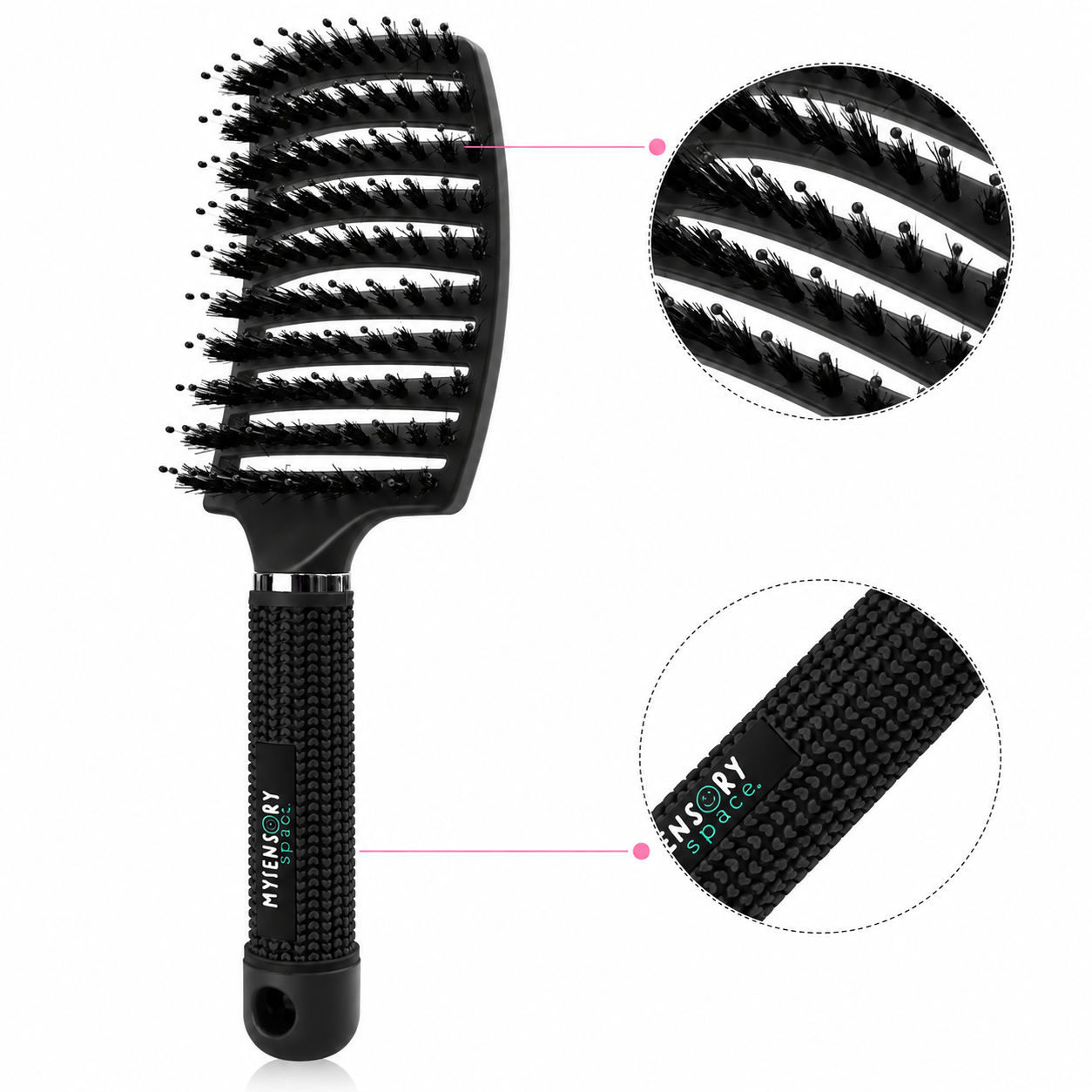 Sensory Hairbrush Black