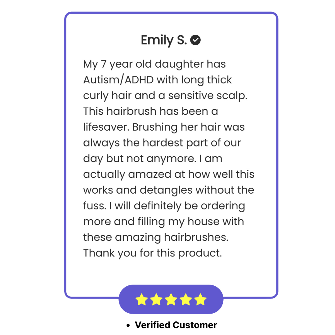 Sensory Hairbrush - Galaxy