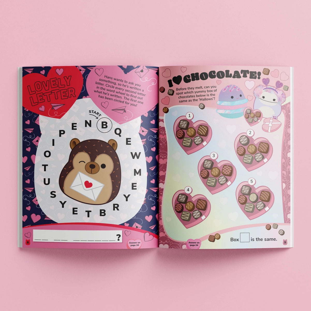 I Love Squishmallows Sweet Stickers