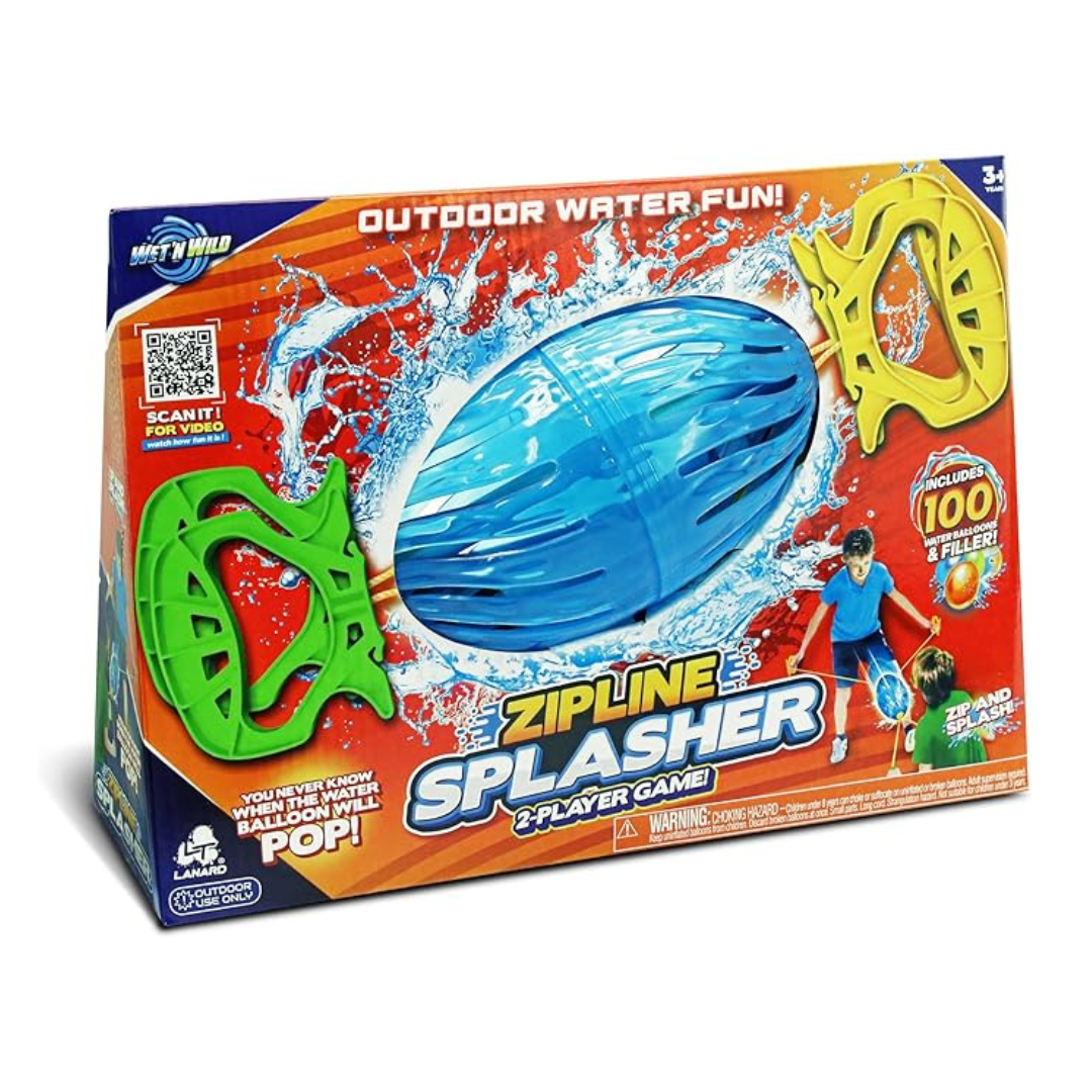 Water Splash Zip Game