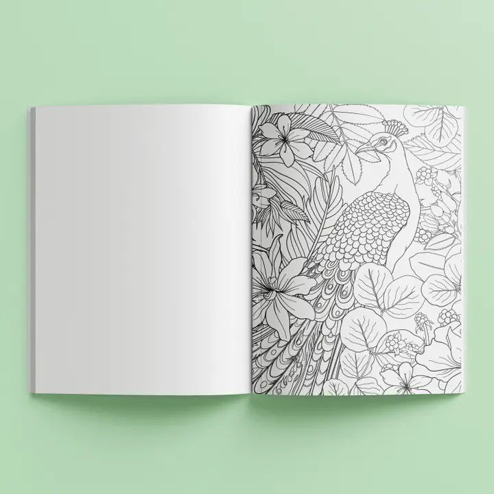 Adult Colouring Book – Tropical Nature