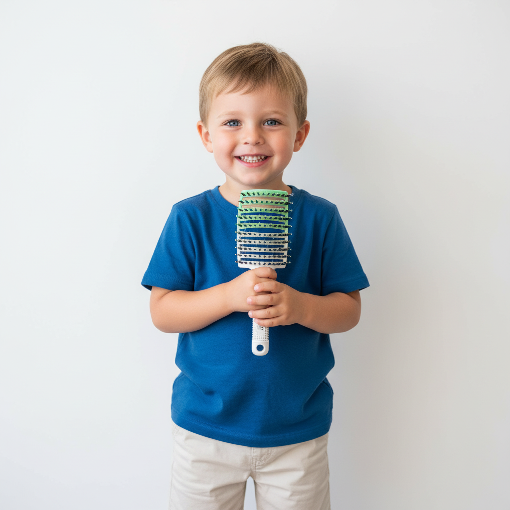 My Sensory Space Detangling Hairbrush - Mint Dip