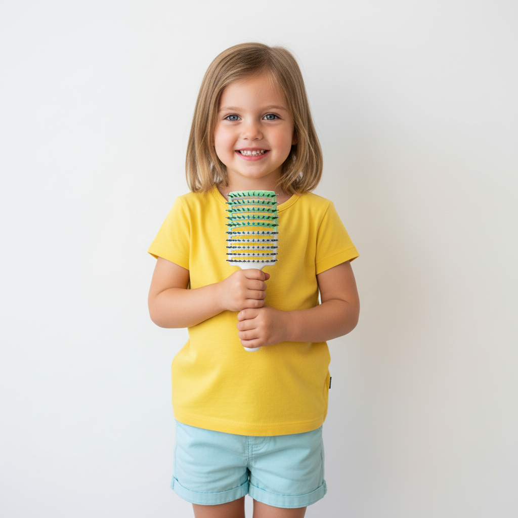 My Sensory Space Detangling Hairbrush - Mint Dip